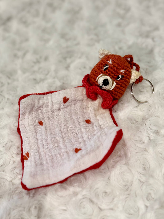 Porte-clés Panda roux